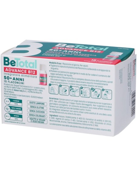 Be-Total Advance B12 15 Flaconcini