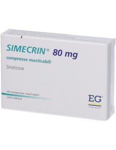 Simecrin 30 Compresse Masticabili 80mg
