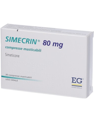 Simecrin 30 Compresse Masticabili 80mg
