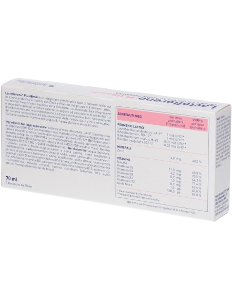 Lactoflorene Bimbi Plus 7 Flaconcini