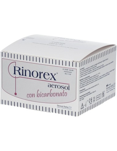 Rinorex Aerosol Bicarbonato 25 Fiale 3ml