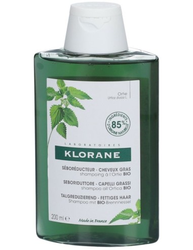 Klorane Shampoo all'Ortica Capelli Grassi 200ml