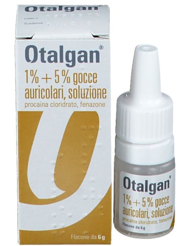 Otalgan Gocce Auricolari 6g 5% + 1%