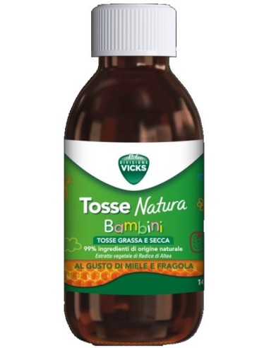 Vicks Tosse Natura Bambini Tosse Grassa e Secca...