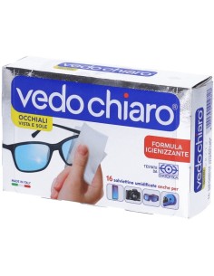 Vedochiaro Salviette Occhiali 16 Pezzi