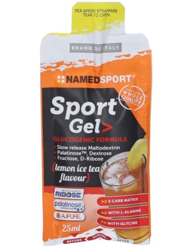 Named Sport Gel Lemon Ice Tea 25ml