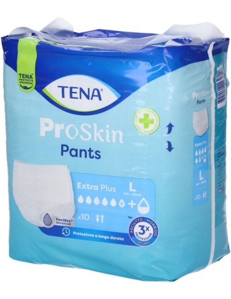 Tena Pants Extra Plus Mutandine Assorbenti Large 10 Pezzi