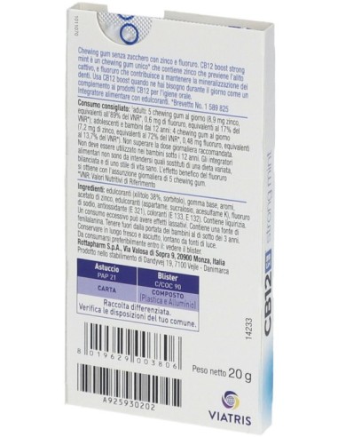 CB12 Boost Chewing-Gum 10 Pezzi
