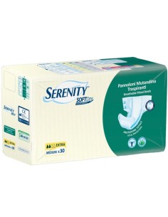 Serenity Softdry Pannolone Incontinenza Medio 30 Pezzi