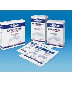 GARZA COMPRESSA MASTER-AID DERMATESS COTONE 10X10CM 100...