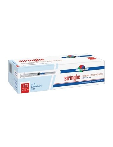 SIRINGA PER VENIPUNTURA MASTER-AID 5 ML GAUGE...