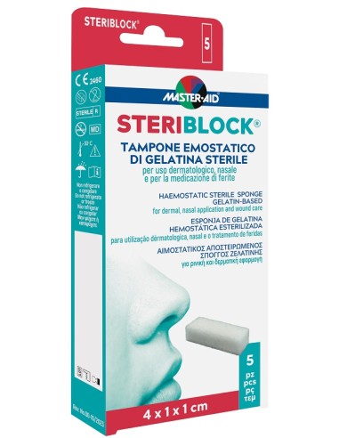 MASTER-AID STERIBLOCK TAMPONE EMOSTATICO