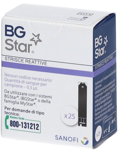 BG Star 25 Strisce Glicemia