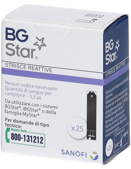 BG Star 25 Strisce Glicemia
