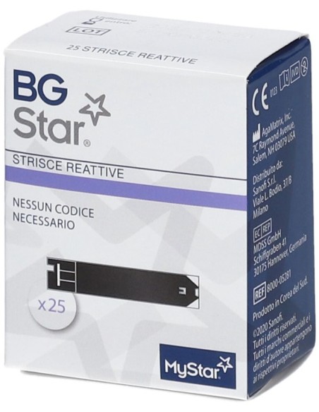 BG Star 25 Strisce Glicemia