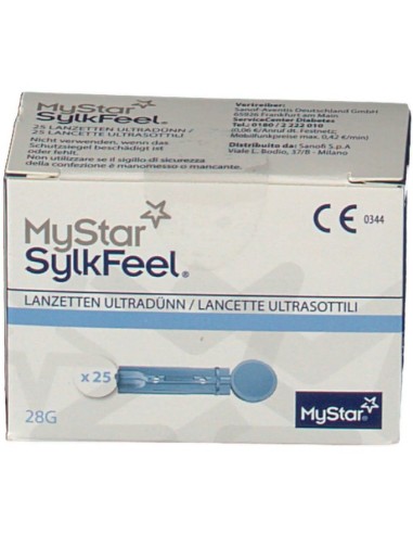 My Star Sylkfeel Lancette Pungidito 25 Pezzi