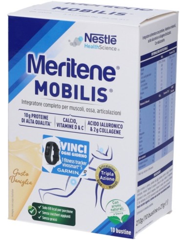 Meritene Mobilis 10 Bustine Gusto Vaniglia