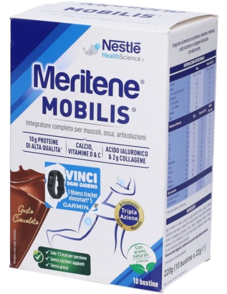 Meritene Mobilis 10 Bustine Gusto Cioccolato