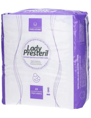 Lady Presteril Assorbente Post Parto 20 Pezzi