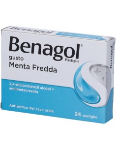 Benagol 24 Pastiglie Menta Fredda