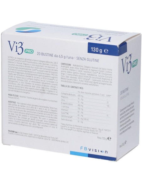 Vi3 Pro 20 Bustine Effervescenti