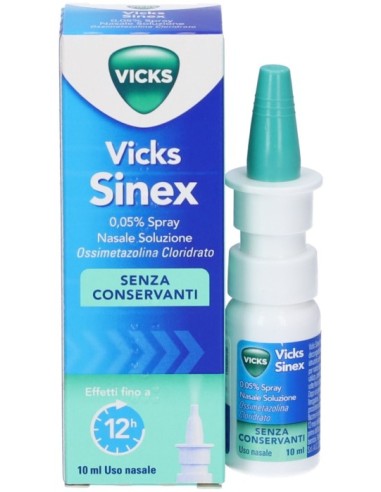Vicks Sinex Spray Nasale Senza Conservanti 10ml
