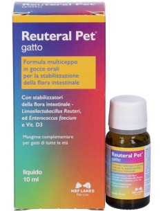 NBF Lanes Reuteral Pet Gatto Gocce 10ml