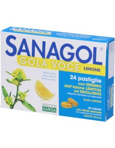 Sanagol Gola Voce Limone 24 Caramelle