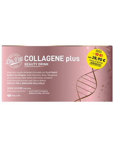 COLLAGENE BEAUTY DRINK PLUS 10 FIALE DA 25 ML...