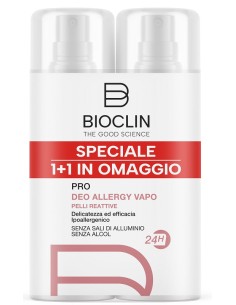 BIOCLIN DEODORANTE PRO ALLERGY VAPO 2 PEZZI 100 ML BIPACK