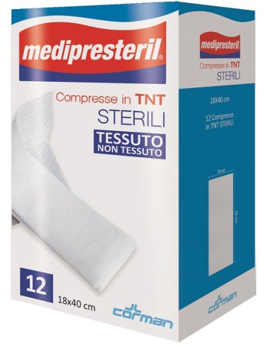 COMPRESSE STERILI TNT MEDIPRESTERIL 18X40 CM 12...