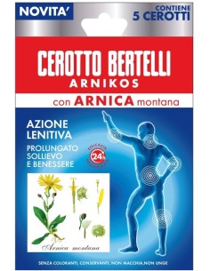BERTELLI CEROTTO ARNIKOS CON ARNICA MONTANA 5 PEZZI