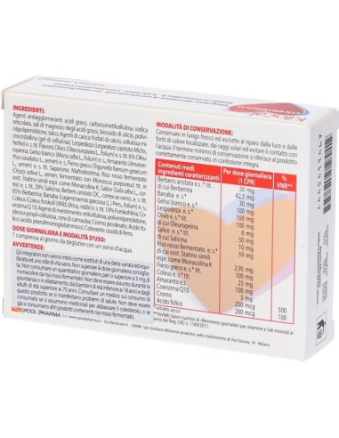 Kilocal Colesterolo 30 Compresse