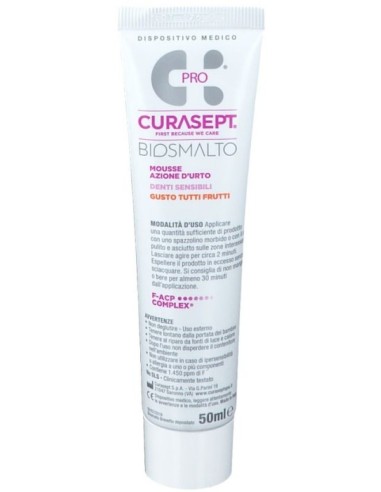 Curasept Biosmalto Mousse Denti Sensibili 50ml