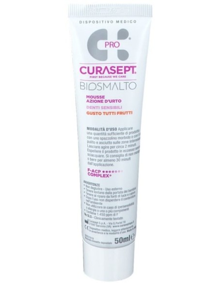 Curasept Biosmalto Mousse Denti Sensibili 50ml
