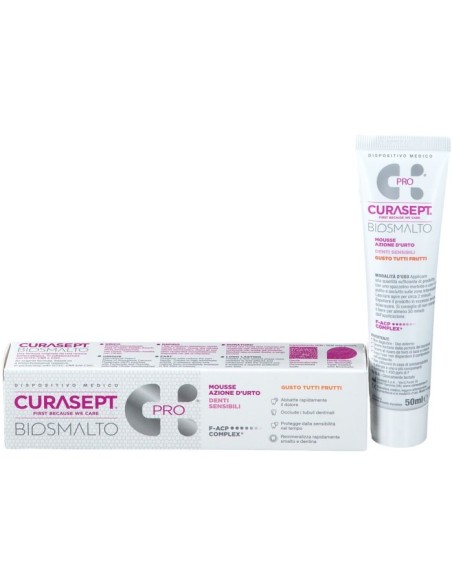 Curasept Biosmalto Mousse Denti Sensibili 50ml