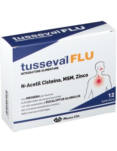 Tusseval Flu 12 Bustine Solubili 60g