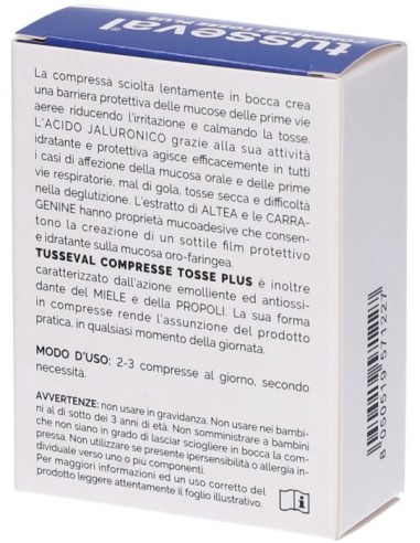 Tusseval Tosse Plus 24 Compresse