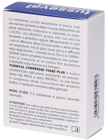 Tusseval Tosse Plus 24 Compresse