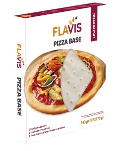 FLAVIS PIZZA BASE 2 FONDI PIZZA APROTEICI DA 170 G