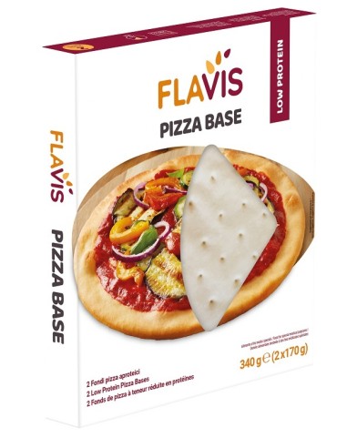 FLAVIS PIZZA BASE 2 FONDI PIZZA APROTEICI DA 170 G