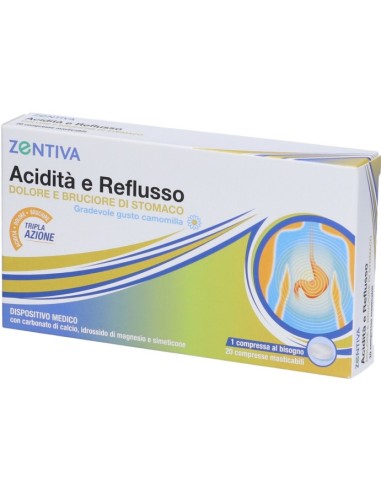 Zentiva Acidità e Reflusso 20 Compresse...