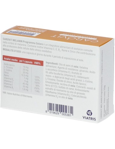 Carovit Melanin 20 Capsule
