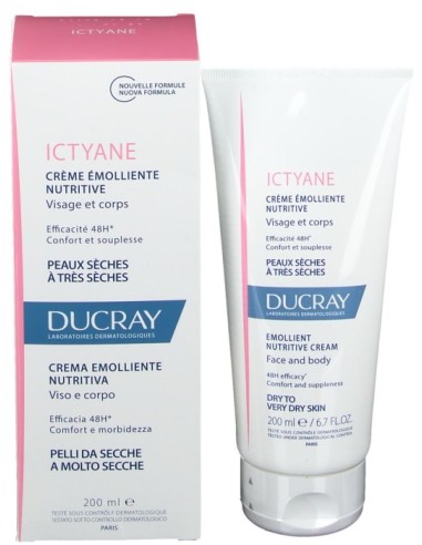 Ducray Ictyane Crema Emolliente Nutritiva 200ml