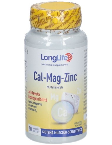 Longlife Cal-Mag-Zinc 60 Tavolette
