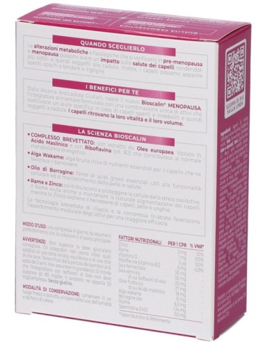 Bioscalin Menopausa 30 Compresse