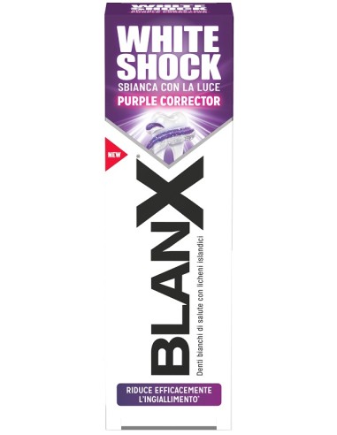 BLANX WHITE SHOCK PURPLE CORRECTOR DENTIFRICIO...