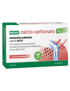 NOVA CALCIO CARBONATO 1 G 100 CAPSULE