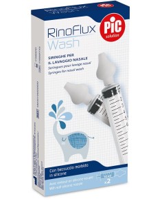 RINOFLUX WASH SIRINGHE LAVAGGIO NASALE 2 PEZZI