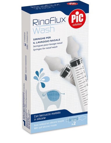 RINOFLUX WASH SIRINGHE LAVAGGIO NASALE 2 PEZZI